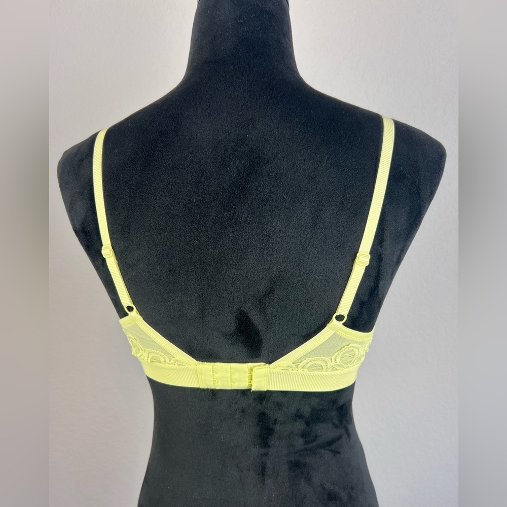 Thirdlove Wireless Boho Lace Triangle Bralette In… - image 4